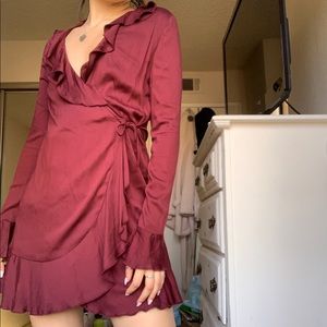 urban outfitters wrap dress